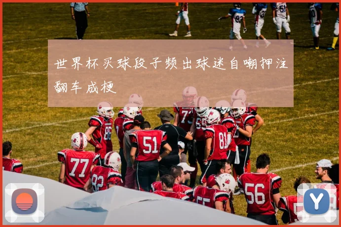 世界杯买球段子频出球迷自嘲押注翻车成梗